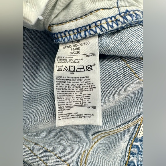 Gap Slim Taper Mid Rise Women Jeans - Size 32x36 (33x36) - Picture 6 of 13